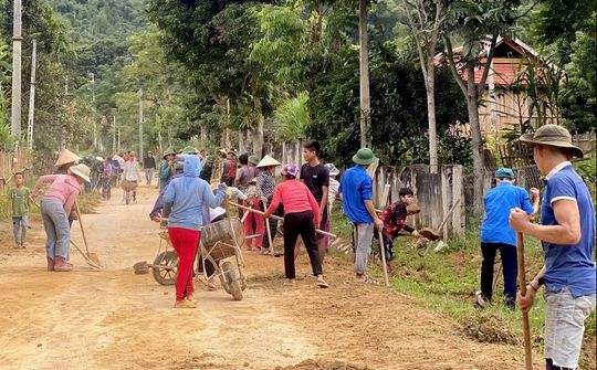 Con Cuông xây dựng nông thôn mới gắn với bảo vệ môi trường