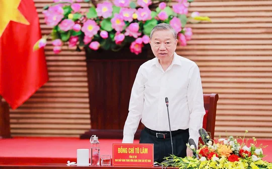 Tổng Bí thư Tô Lâm làm việc với Ban Thường vụ Tỉnh uỷ Nghệ An