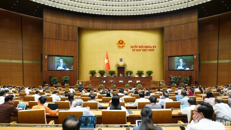 Kỳ họp thứ 9, Quốc hội khóa XV. (Ảnh: DUY LINH)